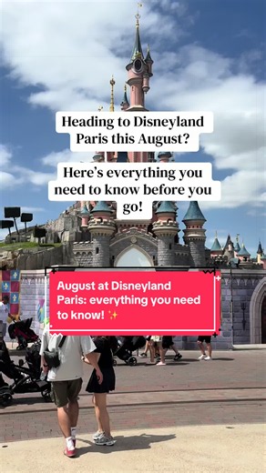 Heading to Disneyland Paris in August? Here’s everything you need to know before you go! From park hours to those all important ride closures, here’s all the important info you need to know if you’re heading to Disneyland Paris next month! Hit that follow button for more Disneyland Paris monthly updates and let me know if you’re heading go Disneyland Paris this August! #disneylandparis #dlp #disneyparis #disneyupdates #disneyparks