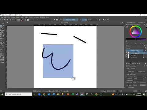 Edit Shapes Tool in Krita