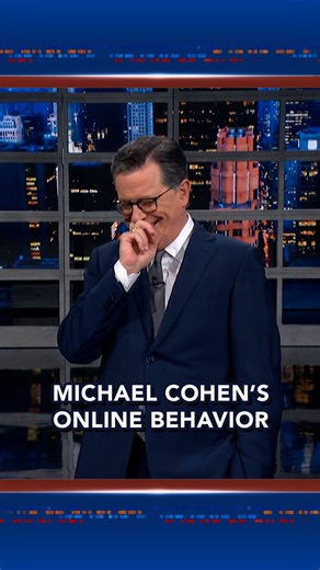 65K views · 1.8K reactions | Michael Cohen’s online behavior isn’t the worst we’ve seen. #Colbert | The Late Show with Stephen Colbert | Facebook