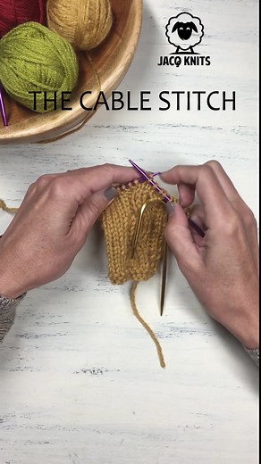 How to knit the Cable Stitch #howtoknit #howtoknitabsolutebeginner #howtoknitforbeginner #knittedcables #cableknitting #knittutorial #knitstitches #knitting #knitideas