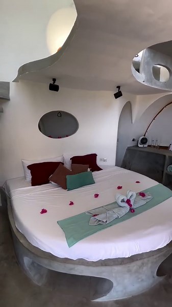 Inside a dreamy dome villa resort overlooking Lombok beaches