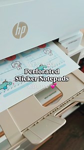 make perforated sticker notepad with me! ✨ first time making a perforated notepad and i thought why just have regular paper when you can make it into a sticker~ so not only can you rip each design separately off the notepad, write on them, but you can also just stick it in your notebook for some extra cuteness! these perforated sticker notepads will be part of our upcoming Valentine’s Day mini collection. originally i was thinking an early feb release but i might push it up to January 30th so yo