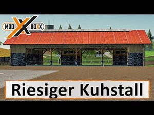 LS19 Mods | Riesiger Kuhstall | LS19 Modvorstellung | vorgestellt von Christian