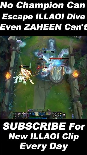 How To Dive Zaahen with Illaoi Before His Passive Kills You#illaoi#toplane#leagueoflegends#lolshorts