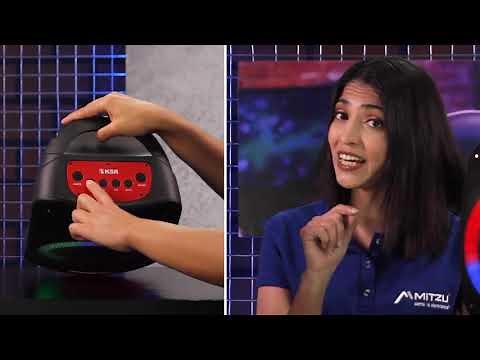 Bocina recargable Kaiser con Bluetooth® y tecnología KSR-Link KSW-5006