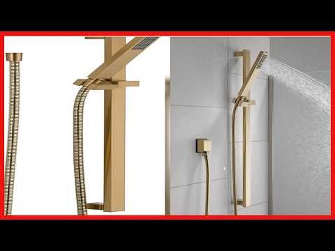 Delta In2ition Champagne Bronze Shower Head Combo: Powerful, Stylish, and Easy to Install