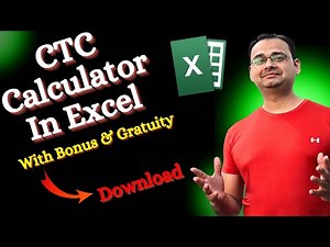 CTC Calculator In Excel With Bonus & Gratuity (FREE Download)🔥