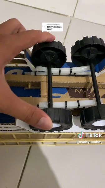 Cara Membuat Miniatur Truk Oleng Dari Kardus