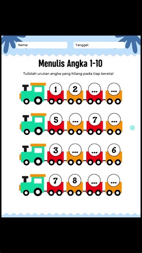 worksheet matematika anak
