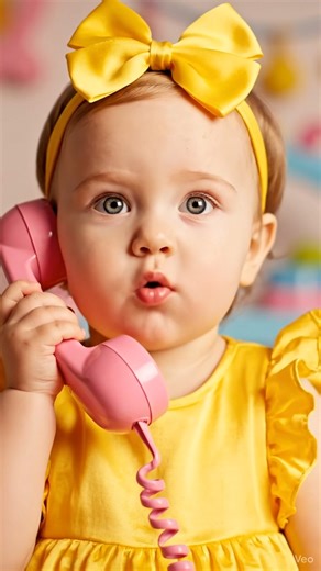 A cute baby girl talking on the phone saying “Hello, hello” in a sweet and adorable voice. A heart-warming and funny moment ❤️📞طفلة كيوت تتحدث في الهاتف بطريقة بريئة وتقول "ألو ألو" بصوت جميل وظريف، مشهد لطيف يدخل السعادة على القلب ❤️📞 #cutebaby #baby ##babytalk #rangerover #animation #ضحك_أطفال #ضحك_من_القلب #ترند_فيسبوك #ماما #أطفال_كيوت | كوميديا اطفال