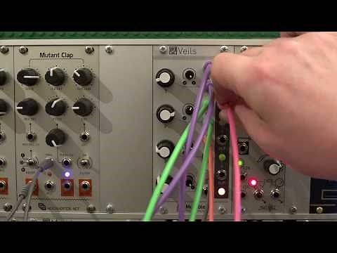 Mutable Instruments Veils - Quad VCA Demo