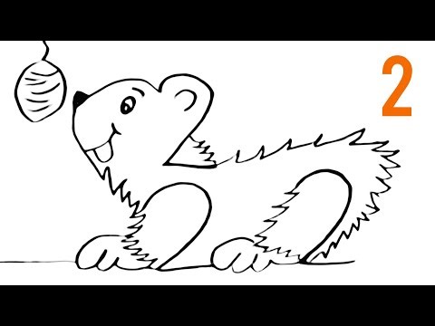 Number 2 Turns Into a Cute Bear!🐻