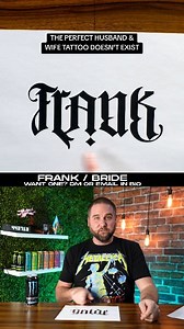 16K views · 213 reactions | [Ep. 1372] Frank / Bride Tattoo Idea By Mr. Upsidedown Email: mark@wowtattoos.com for more info about having one drawn for you. #tattoo #couples | Mr. Upsidedown | Facebook