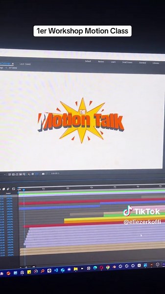1er Workshop Motion Class #motiongraphics #aftereffects #animation #graphicdesign #tiktokafrica #cotedivoire🇨🇮 #tiktok225🇨🇮