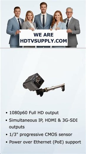 AIDA Imaging HD3G-IPC-100A FHD 3G-SDI with IP Control POV Box Camera