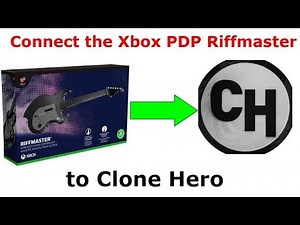 How to Connect the "Xbox" PDP Riffmaster to Clone Hero! (2025) (Windows 11 Update fix)