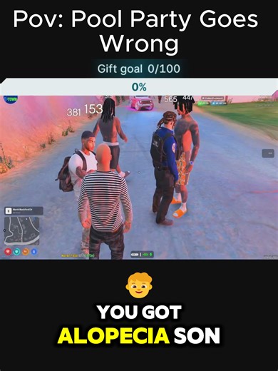 Pool Party Goes Wrong Part3 Like & Follow For More #dtownrp #fyp #fivem #tiktoklives #highlight