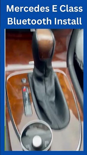 How to Connect Bluetooth Mercedes E Class W 211 for Wireless Music with BENZ COMAND SYSTEM