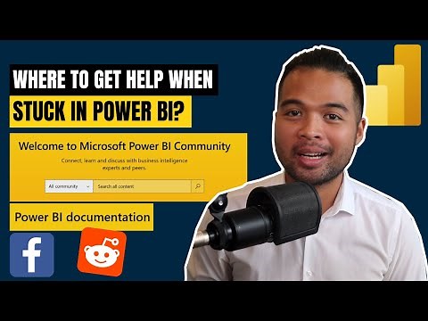 Where to get HELP when stuck with a problem, issue in Power BI // Beginners Guide to Power BI