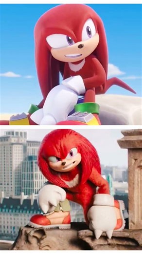 Before and After Sonic Characters #sonicthehedgehog #knuckles #tails #shadowthehedgehog