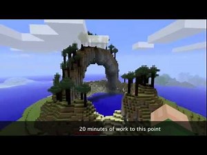 Minecraft World Edit Tutorial - The Quarry (Land Masses)