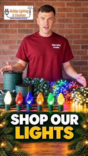 Build and epic Christmas display🎄 Shop the lights we use