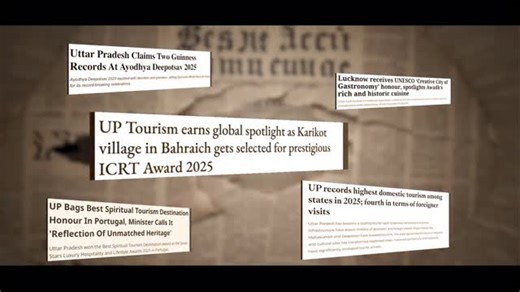 Uttar Pradesh: An Experience Beyond Destinations On National Tourism Day, Uttar Pradesh Tourism celebrates a land where every path leads to a story. From sacred riversides and timeless heritage to vibrant crafts, flavours, and festivals, the state invites travellers to experience living traditions and unforgettable moments. Discover places that do not just welcome you but remain with you, long after the journey ends. #nationaltourismday #uttarpradesh #uttarpradeshtourism @narendramodi @myogi_adi