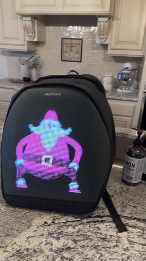 Customizable LED Backpack by Happy Site - Perfect Halloween Accessory