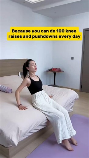 100 Bed Exercises = Defined Abs + Toned Lower Body 🔥 (Dare To Fit)