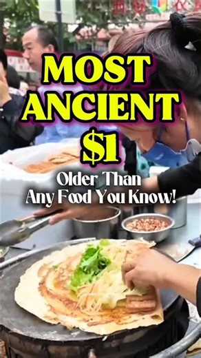 China's Most Ancient $1 Street Crepe — Older Than Any Food You've Ever Eaten #streetfoodchina