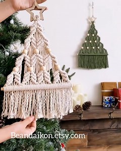Pattern Macrame Christmas Tree PDF Download, How to for Beginner, Macrame Download, Macrame Pattern Pdf, Macrame Tree, Boho Wall Decor P20 - Etsy