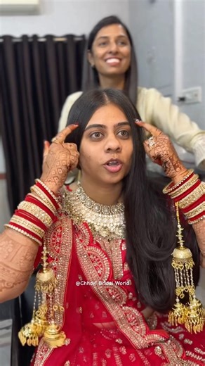 Part-2 My beautiful bride in making 😍 #CBW #chhavibridalworld #bridalmakeupartist #jodhpur