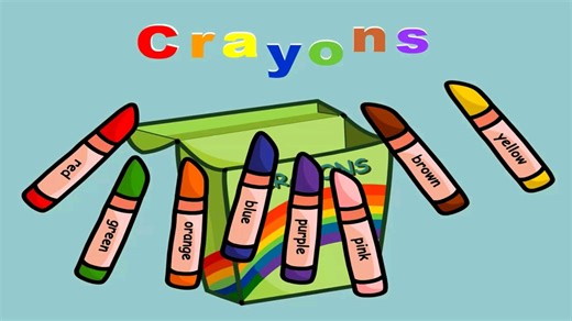 少儿英语启蒙动画：Crayons