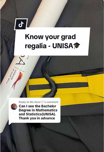 UNISA Bachelor’s in Mathematics & Statistics Graduation Set