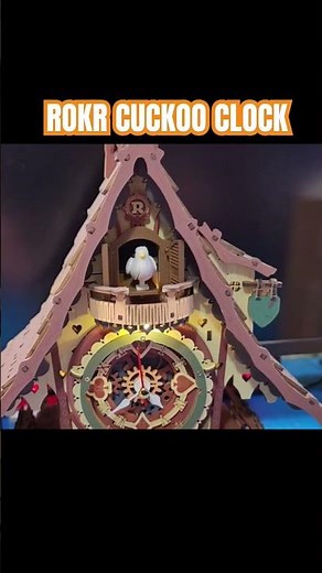 DIY Cuckoo Clock from ROKR #3dmodel #3dpuzzle