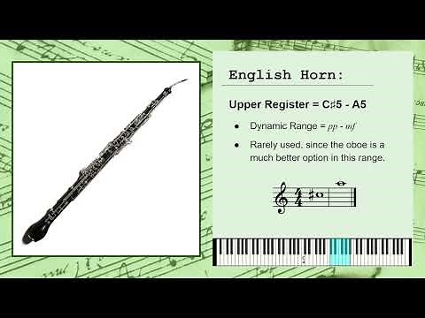 How to Use the English Horn