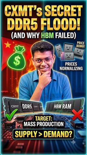 CXMT’s Secret DDR5 Strategy Will Save RAM Prices! 📉