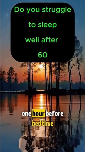 Sleep Problems After 60? Fix Them Naturally in 3 Easy Ways #healthyaging