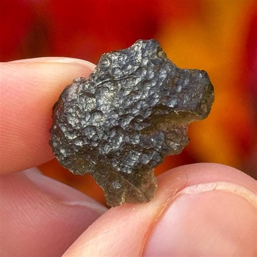 Raw Moldavite Crystal: Czech Tektite for Collectors & Energy Work (31p-42) - Etsy