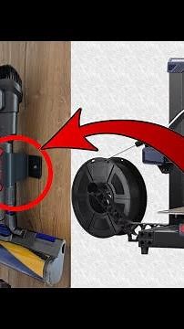 Praktische Wandhalterung aus dem 3D-Drucker für das Dyson Staubsaugerzubehör 🖨 Dyson V12