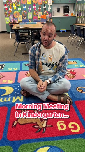 Morning Meeting in Kindergarten #teachersoftiktok #Teachertok #Teachers #teacher #Kindergarten