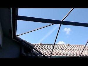 Lanai screen installation