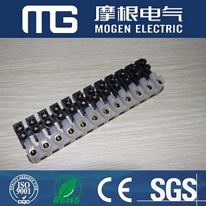 [Hot Item] Plastic Terminal Blocks PE, PP, PA Electrical Power Cable Copper Terminal Block