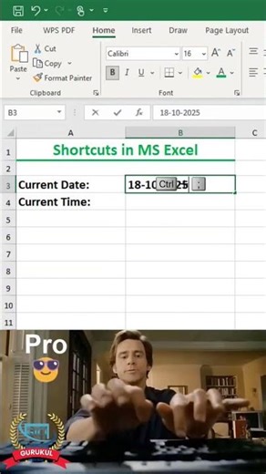 Advance Shortcut in Excel #excel #ytshorts #shorts #excelshortcuts #exceltricks #tutorial #trending