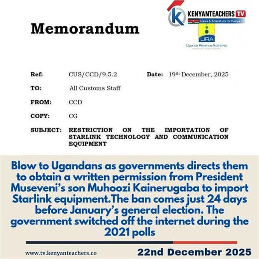 𝐈𝐍𝐓𝐄𝐑𝐍𝐄𝐓 𝐖𝐀𝐑? 🚨 𝐔𝐠𝐚𝐧𝐝𝐚 𝐁𝐚𝐧𝐬 𝐒𝐭𝐚𝐫𝐥𝐢𝐧𝐤 𝐀𝐡𝐞𝐚𝐝 𝐨𝐟 𝐄𝐥𝐞𝐜𝐭𝐢𝐨𝐧𝐬 – 𝐌𝐮𝐡𝐨𝐨𝐳𝐢 𝐢𝐧 𝐂𝐨𝐧𝐭𝐫𝐨𝐥!