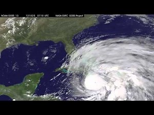 Frankenstorm From Space - Hurricane Sandy Satellite View