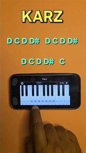 How to play Karz Intro | Tutorial | keyboard | virtual piano