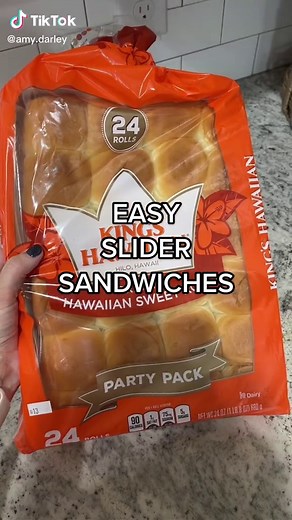 Quick & Easy Ham and Swiss Sliders Recipe