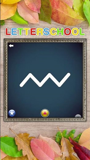 Learn to draw basic shapes - ZIGZAG | Letter School Shape Games