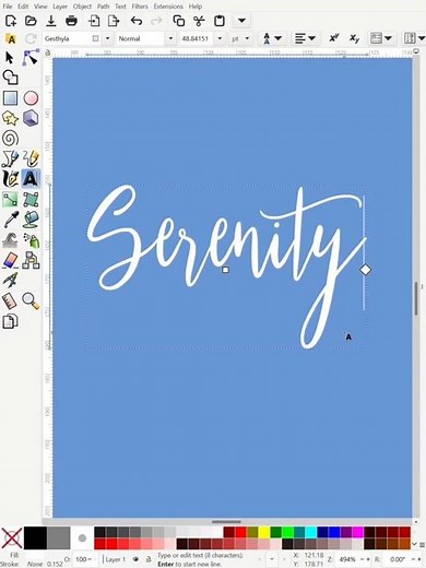 Inkscape Typography Hack: Fix Stroke Order for Perfect Text! ✍️ #inkscape #lettering #shorts